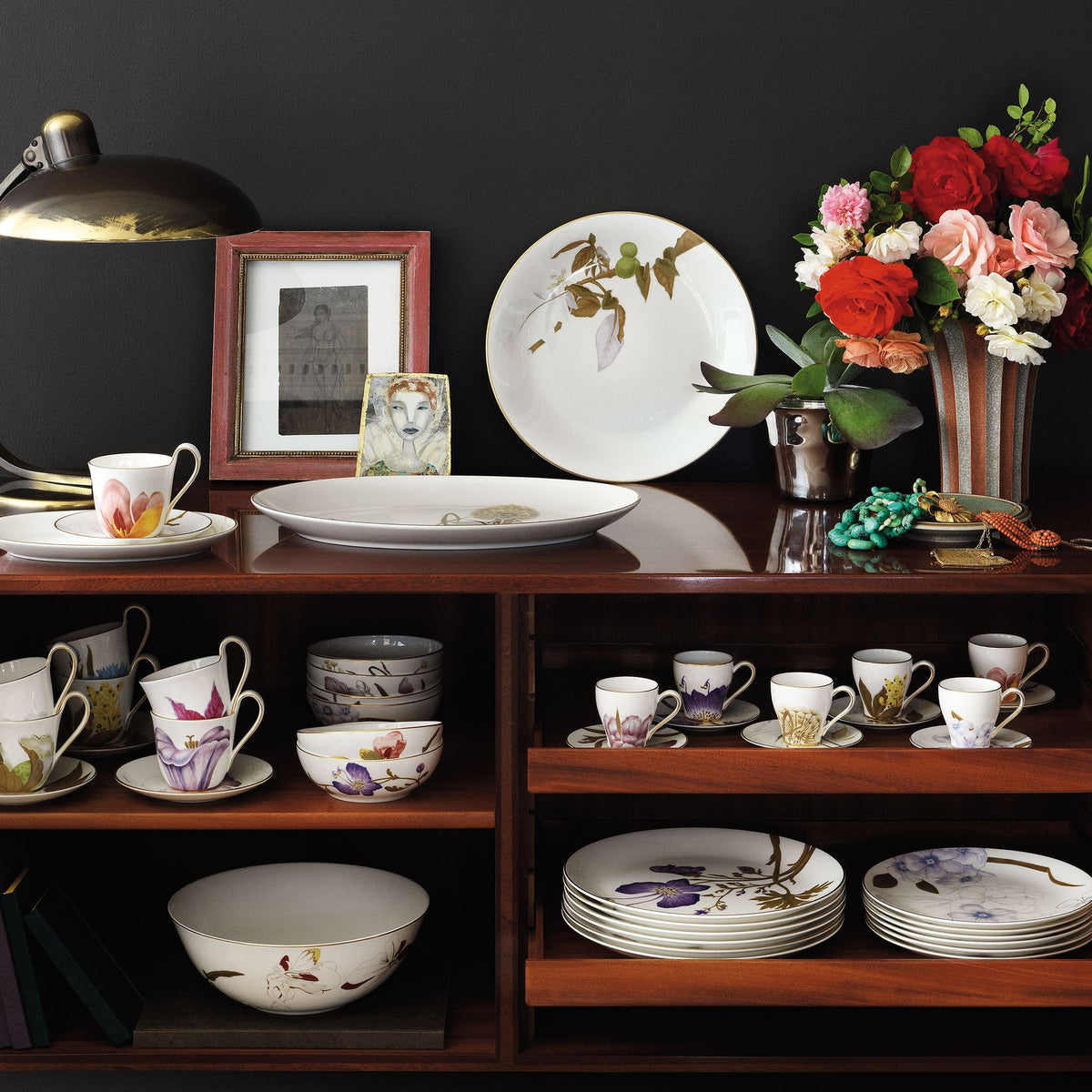 Flora Bowl, Pansy, 50 cl - US 3648