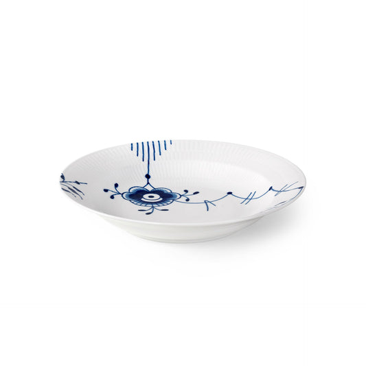 Blue Fluted Mega Deep Plate, 27 cm - US 1734