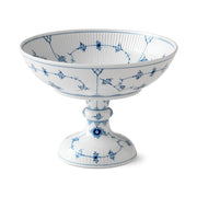 Blue Fluted Plain Bowl on High Foot, 80 cl - US 7308