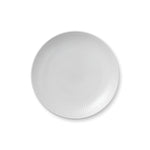 White Fluted Plate Coupe, 19 cm - US 3415