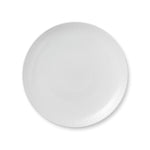 White Fluted Plate Coupe, 23 cm - US 1110