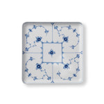 Blue Fluted Plain Plate, 20 cm - US 0617
