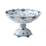 Blue Fluted Full Lace Bowl on High Foot, 140 cl - US 1256