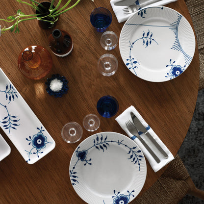 Blue Fluted Mega Dish, 36 cm - US 7870
