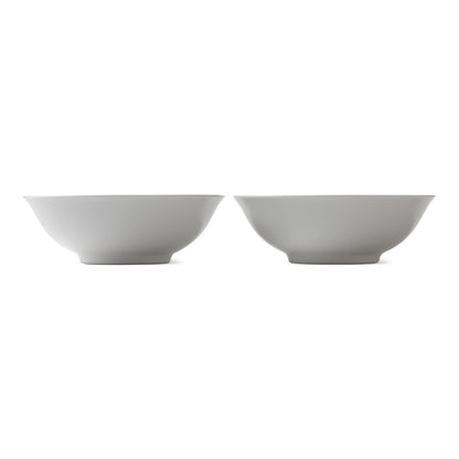 White Fluted Bowl, 35 cl, 2 pcs - US 4573