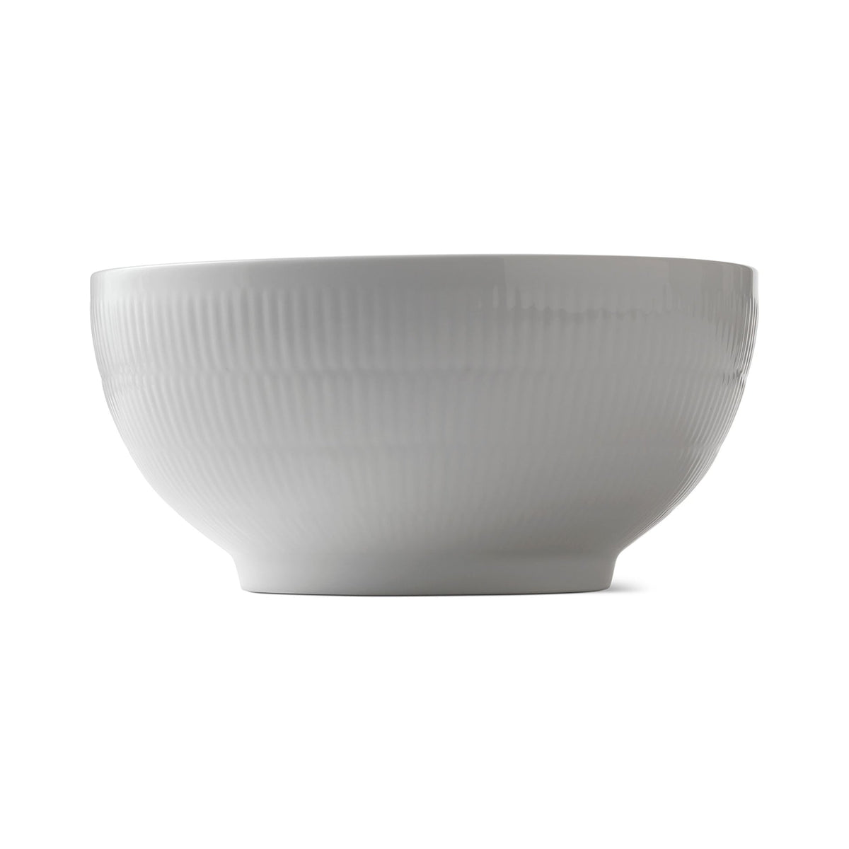 White Fluted Bowl, 310 cl - US 1442