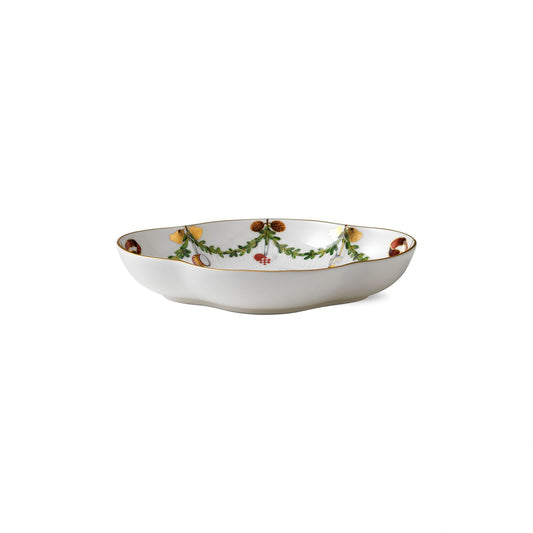Star Fluted Christmas Dish, 22 cm - US 5929