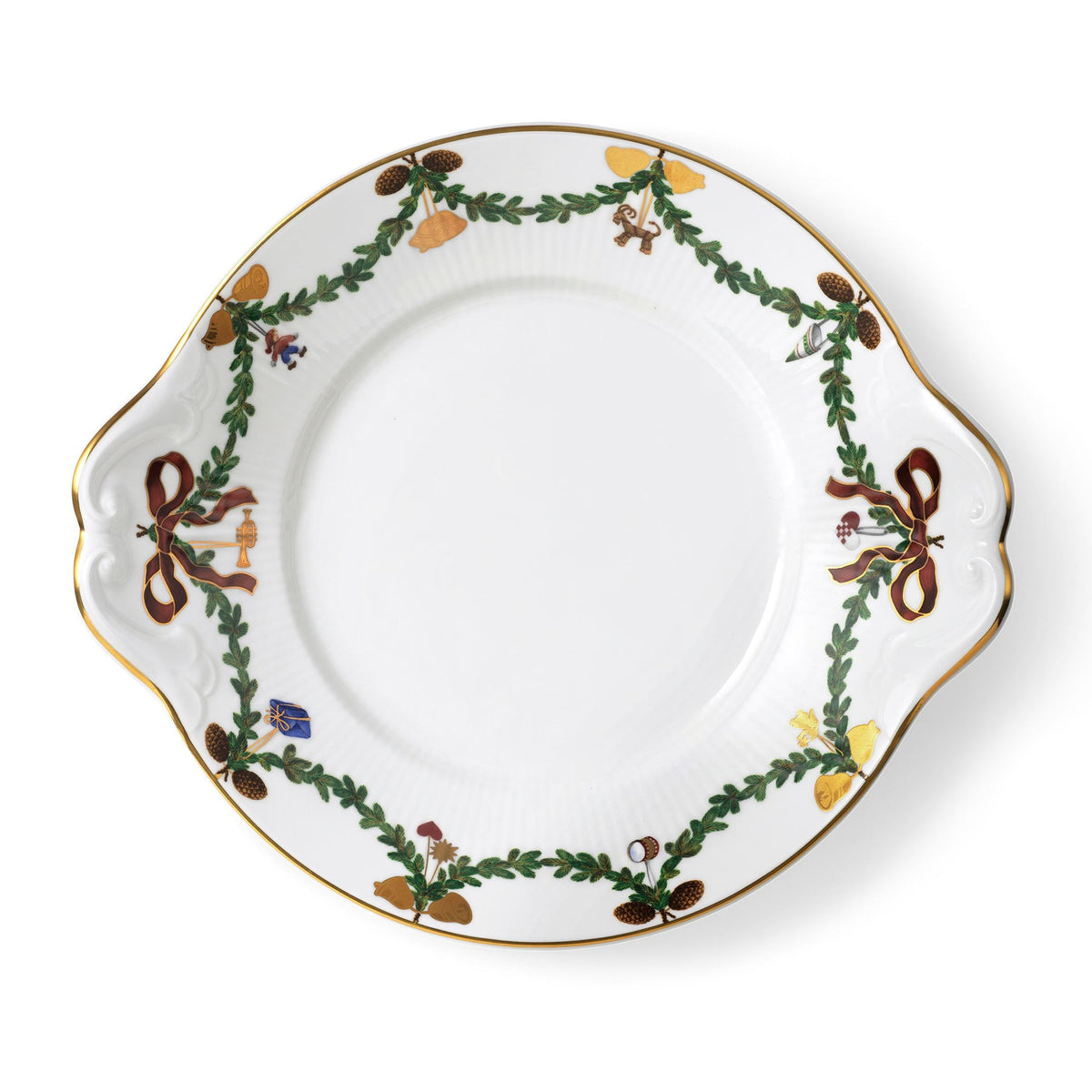 Star Fluted Christmas Dish, 27 cm - US 1695