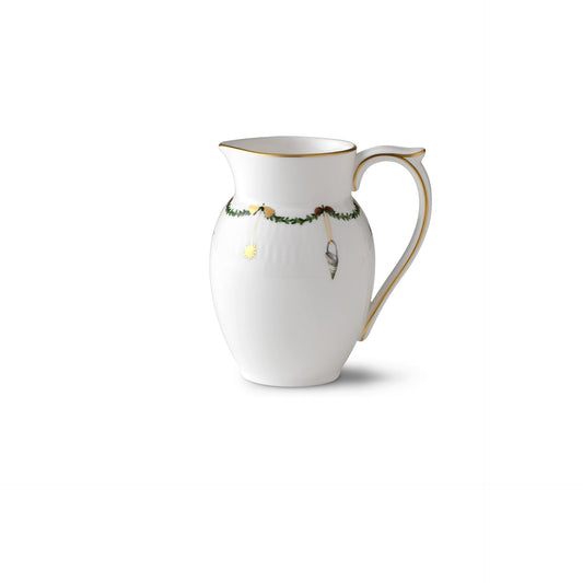 Star Fluted Christmas Milk Jug, 39 cl - US 4376