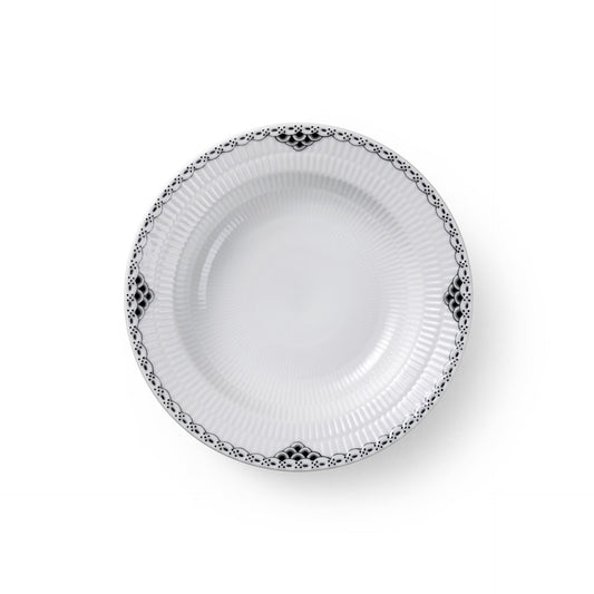 Black Lace Deep Plate, 21 cm - US 8632
