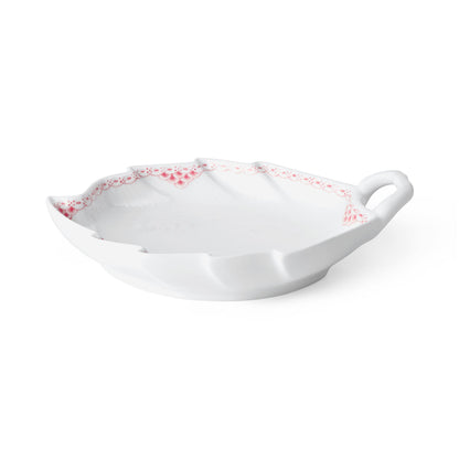 Coral Lace Dish, Leaf Shaped, 23 cm - US 0453