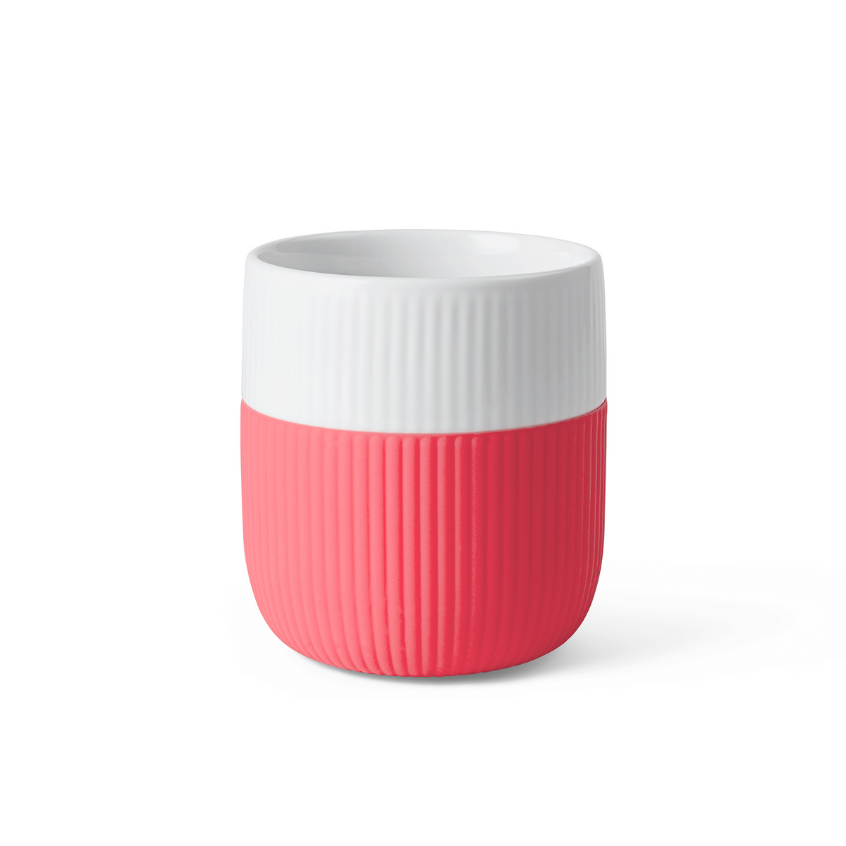 Fluted Contrast Mug, Hibiscus, 35 cl - US 6208