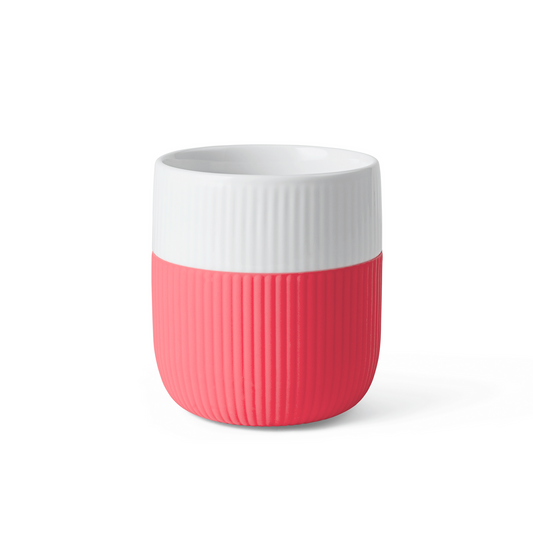 Fluted Contrast Mug, Hibiscus, 35 cl - US 6208
