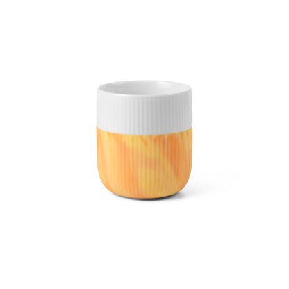 Fluted Contrast Marble Mug, Fiery Yellow, 35 cl - US 8396