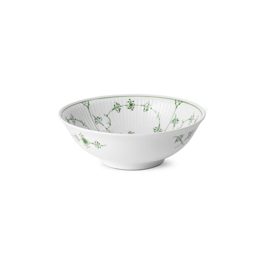 Green Fluted Plain Bowl, 35 cl - US 7247